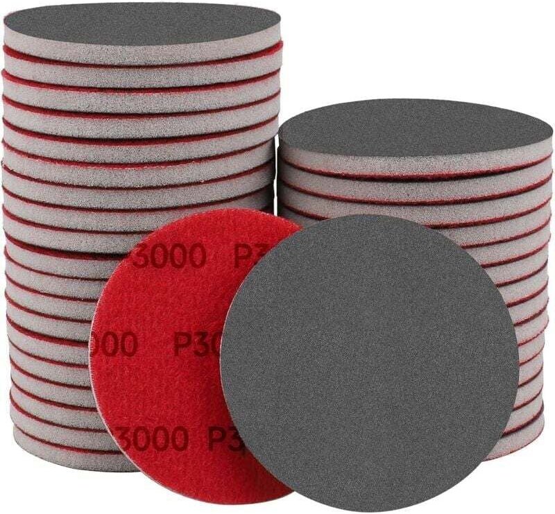 20 Stück Schleifschwämme, 3000er-Körnung, Nass- und Trockenschleifpapier, geeignet für Holz, Handwerk, Trockenbau, Metal...