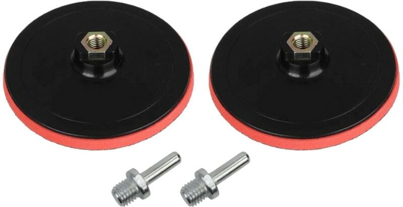 Trade-Shop Klett-Schleifteller / Haftteller / Stützteller / Polierteller mit M14 Spanndorn für Elektrowerkzeuge mit M14 ...