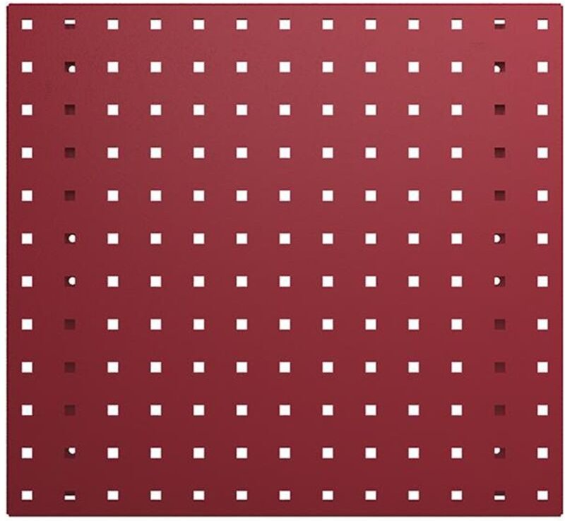 Lochplatte B1981xH457 mm, purpurrot ral 3004 - Bott