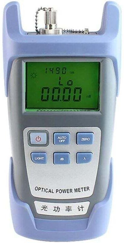 Photomètre à fibre optique / Testeur de câbles à fibre optique / Testeur de fibre optique -70 dBm à +10 dBm