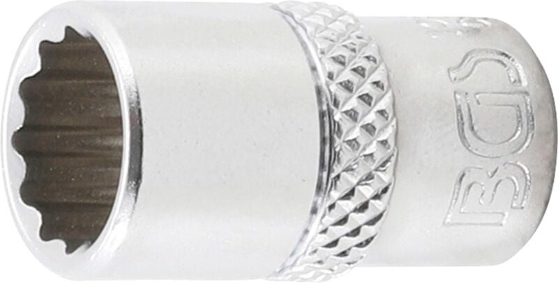 Thumbnail - Steckschlüssel-Einsatz Zwölfkant Antrieb Innenvierkant 6,3 mm (1/4') sw 3/8'