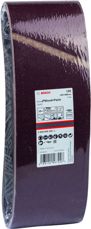 Virutex Schleifpapier für Band 100x690 BOSCH 2608608235