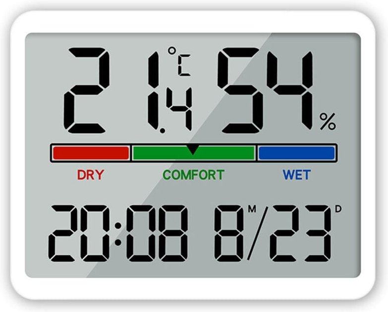 Ahlsen - Innenthermometer-Hygrometer, digitales Tischthermometer mit Temperatur- und Luftfeuchtigkeitsüberwachung, genau...