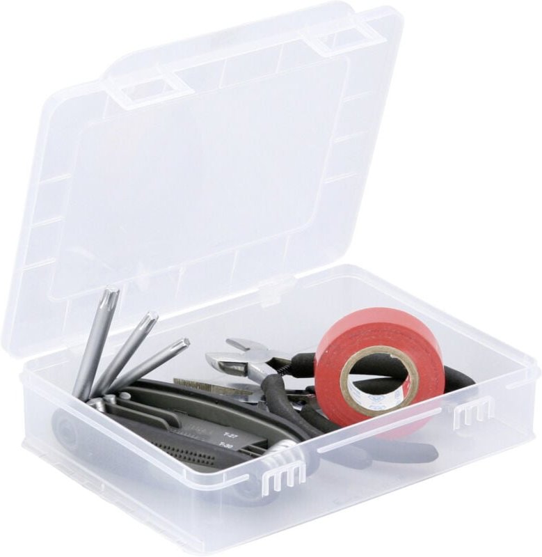 Allit Sortimentskasten EuroPlus Basic 18 x 15 x 4 cm transparent Aufbewahrung