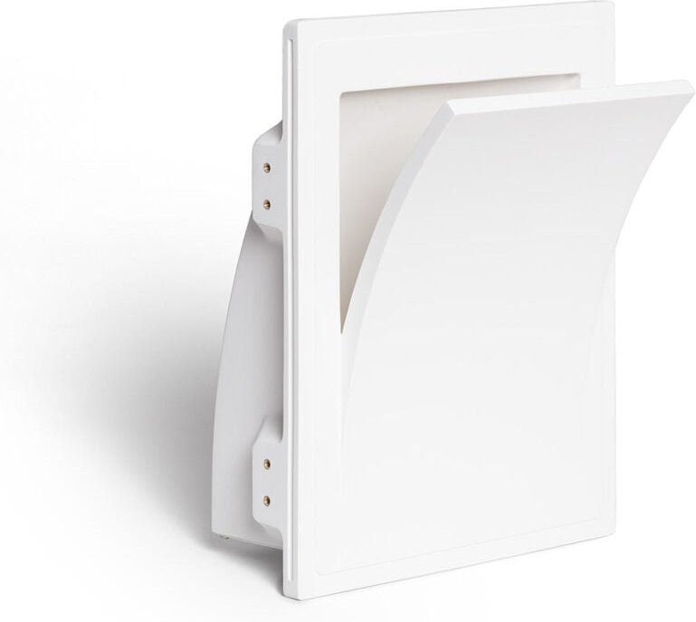 Efectoled - Wandleuchte für Gipseinbau für led E14-Glühbirnen Schnitt 313x253 mm Weiß