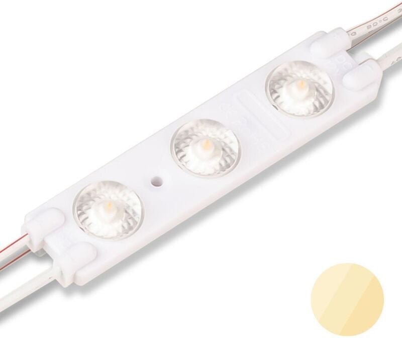 LED Modul 1,5W 12V 175° IP67 - Lichtfarbe: Warmweiß 2700K