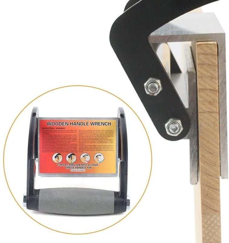 Senderpick - Plattenheber, Plattenheber, Plattenheber, Gummigriff, rutschfeste Matte, Gips, Hilfe, Transportwerkzeug für