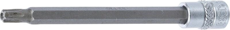 Bgs Technic - Bit-Einsatz Länge 100 mm Antrieb Innenvierkant 6,3 mm (1/4') T-Profil (für Torx) mit Bohrung T30