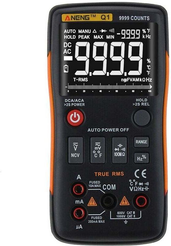 Multifunktionales Digitalmultimeter Voltmeter Amperemeter Hochpräzise Messung von AC/DC-Widerstand Kapazität Frequenz Ar...