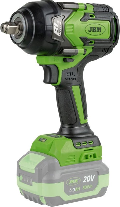 JBM60051 Brushless Prallpistole 1/2", 1000 Nm Akku