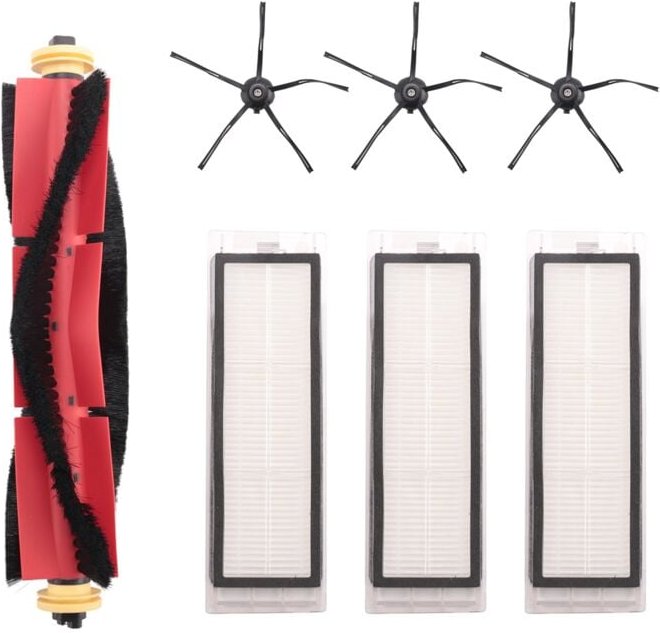 7 Stück für S4 E4 S5 S6 Max Seitenbürsten-Hauptfilter