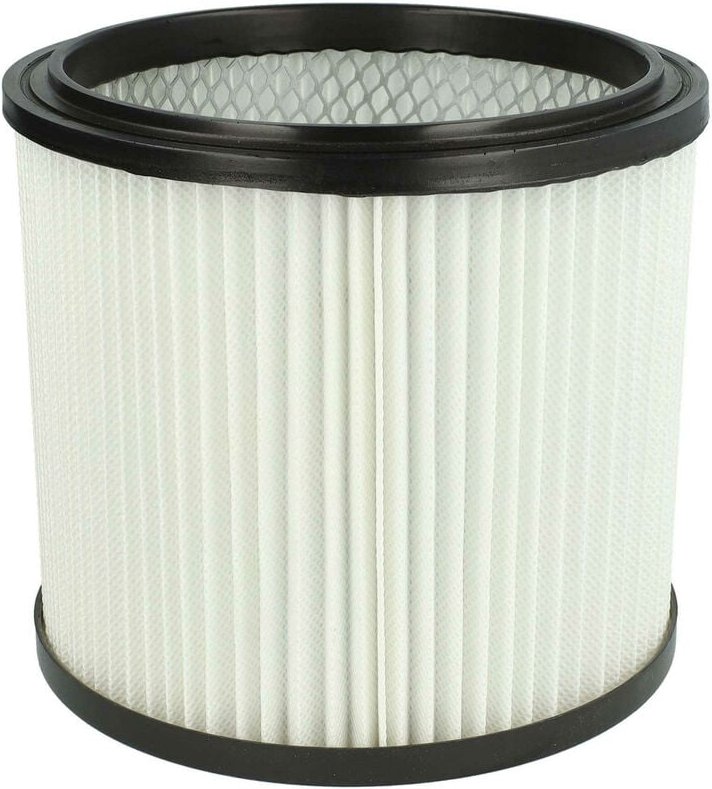 Thumbnail - vhbw 1x Faltenfilter kompatibel mit Einhell Inox 1400 / AS, Inox 30 A Staubsauger - Patronenfilter, Schwarz Weiß