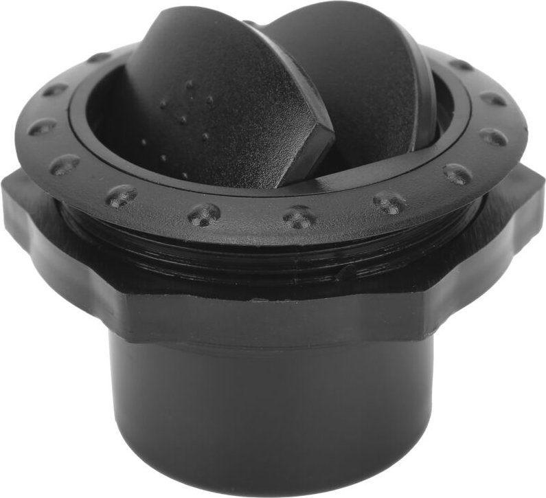 Ej.life - Auto-Klimaanlagen-Auslass-Entlüftungs-Trim-Knopf-Stil, runde Wartung für Wohnmobile, Busse, Boote, Schwarz