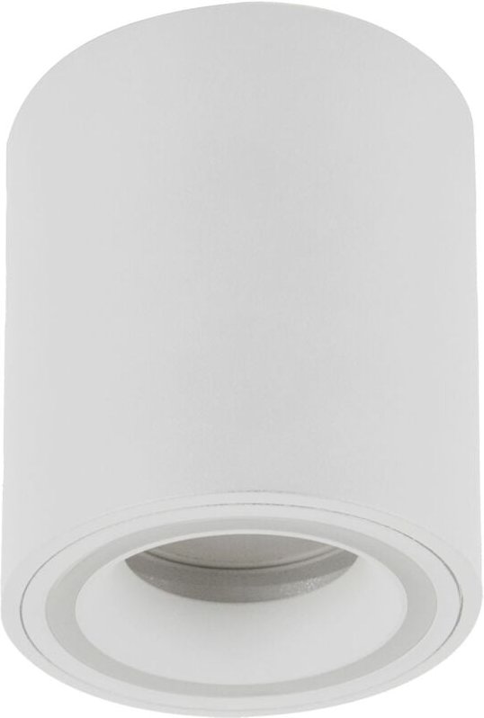 Deckenstrahler Aluminium GU10 rund D: 8 cm Aufputz Weiß