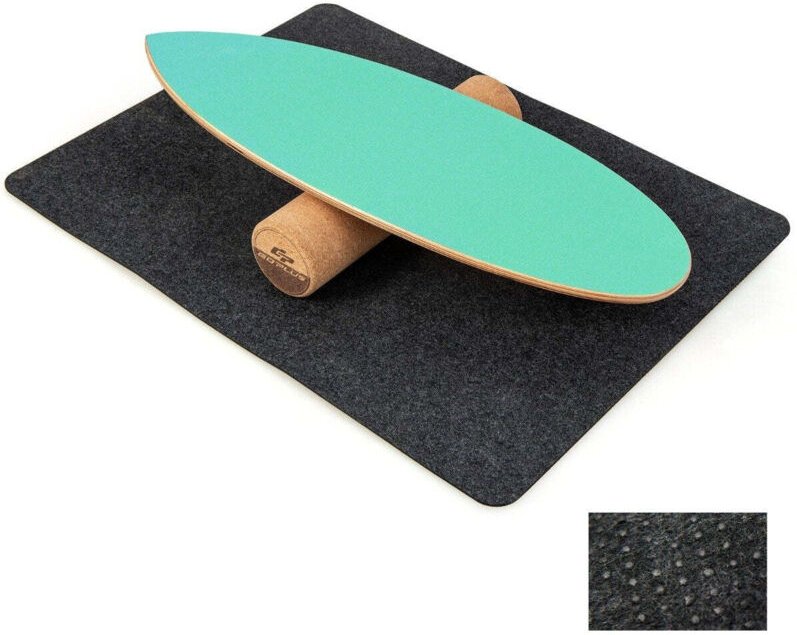 Balance board aus holz wobble board mit rolle decke 3 in 1 balance board kit grun