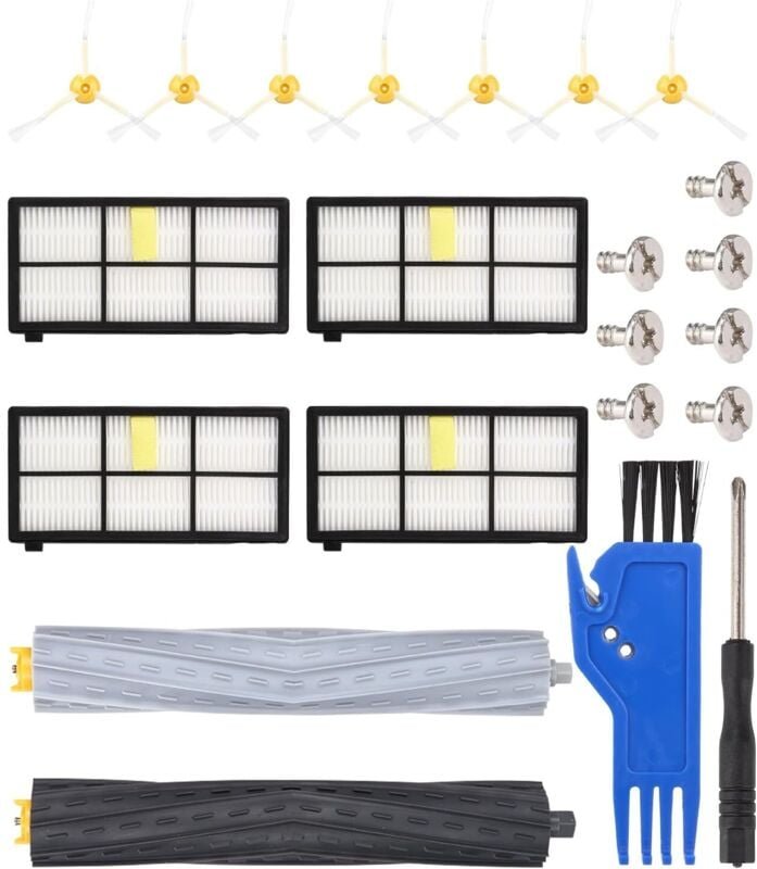 Ersatzzubehör-Set für iRobot Roomba 800 900 Serie, Ersatzteile für 850 860 861 865 870 876 886 891 960 965, 1 Satz Haupt...