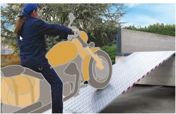 Metalmec - parier von rampen 30 x 215 x 2000 553 Kg ohne borden - M076MM030SL2020