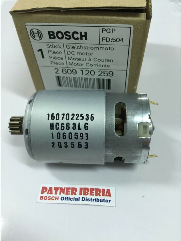 Original Ersatzteil Bosch 2609120259 Gleichstrommotor für gsr 12-2