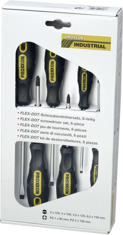 Proxxon - flex-dot Schraubendrehersatz Außensechskant (6-teilig) - 22644