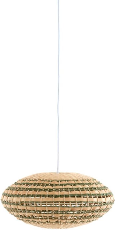 Hängeleuchte - Tawela - grün - rattan - E27 - - Light&living