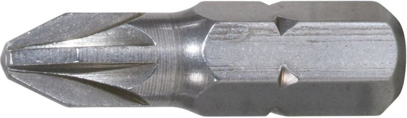 1/4' edelstahl Bit, 25mm, PZ2