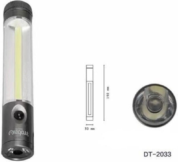 Trade Shop Traesio - Trade Shop - mini torcia led cob aus lavoro doppia emissione luce tascabile exursionen DT-2033 -