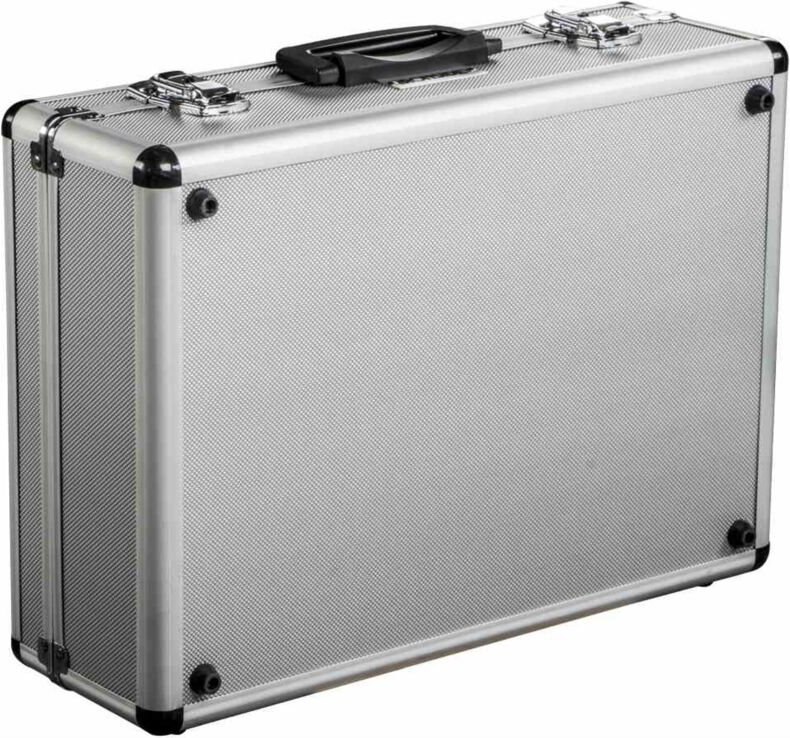 Alu Top Werkzeugkoffer silber, runde Ecken 455 x 330 x 150 mm