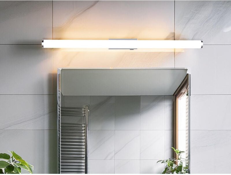 Bad Spiegelleuchte mattimo mit Schalter, Licht neutralweiß, Breite 80cm