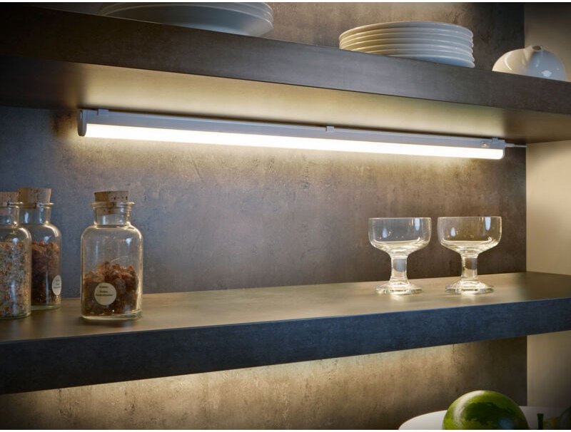 Led Unterbauleuchte ramon mit Schalter & 230V Direktanschluss, 84cm lang