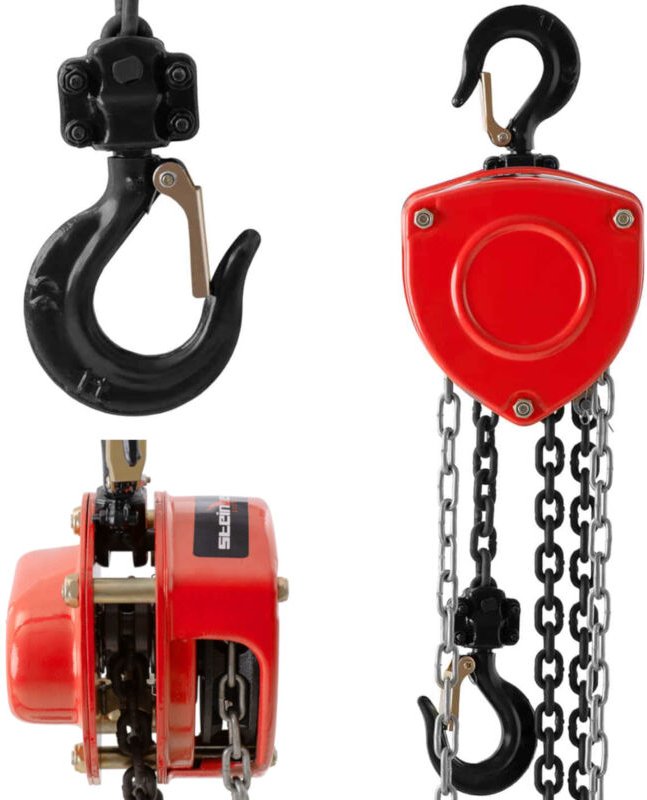 Steinberg Systems - Kettenzug Kette Flaschenzug Kettenflaschenzug Hebezug 1 t 1000 kg Kette 6 m