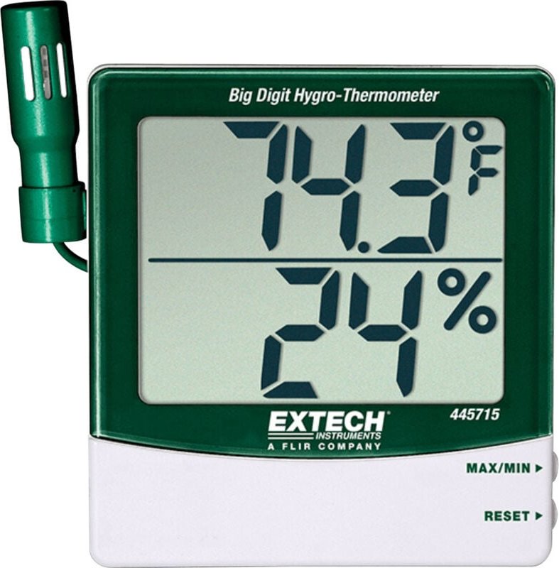 Thumbnail - Extech - 445715 Temperatur-Messgerät -10 - 60 °c Luftfeuchtemessung