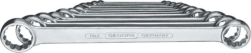 Doppelringschlüssel-Satz 8-teilig 6-22mm, 4-8, 6061700 - Gedore