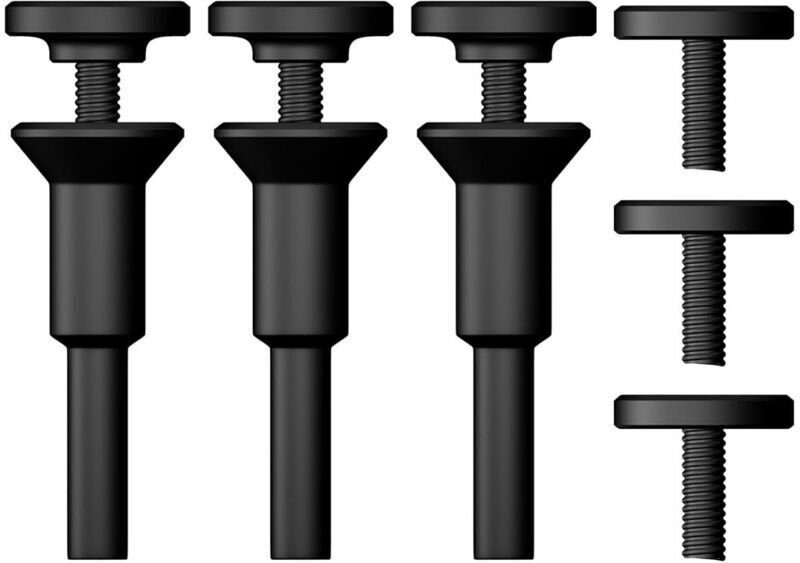 Thumbnail - Set mit 3 Spannfutteraufnahmen für 0,95 cm und 6,35 mm Trennscheiben mit 6,35 mm Schaft für Druckluftschleifer, Bohrzube...