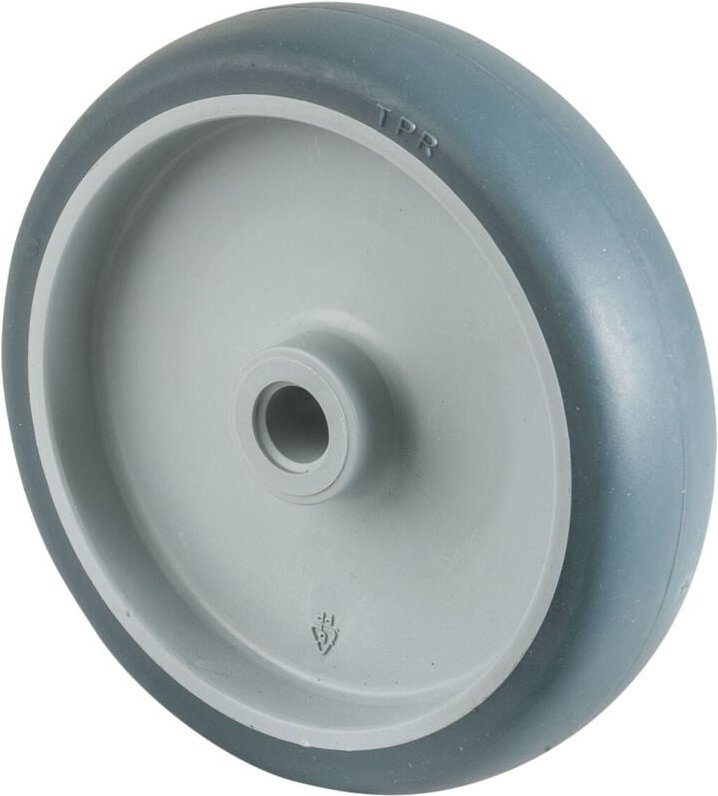 Gummirad 125mm Gummi / Kunststoff lg.g - Bs Rollen