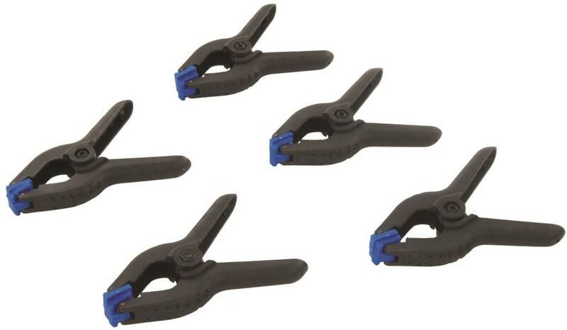 Federzwingen, 5er-Pckg. Länge: 65 mm, Backen: 30 mm