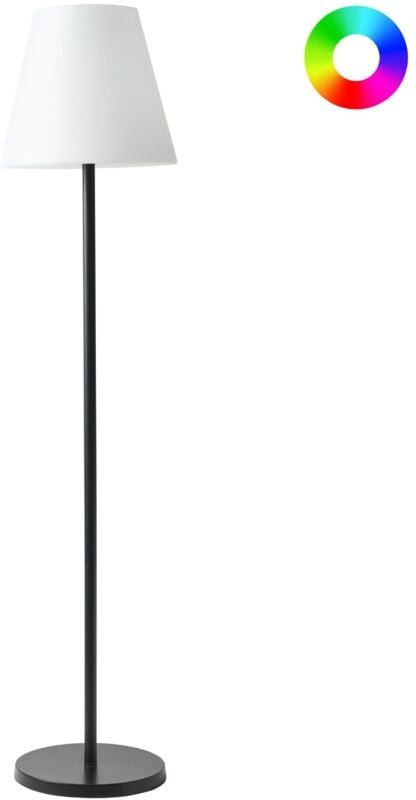 Solar LED-Stehleuchte für den Außenbereich FONESCA Weiß