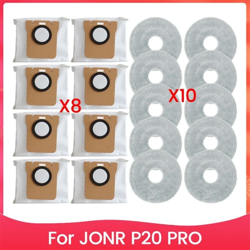 Für P20 pro Staubsauger Teile Mopp Tuch Staub Tasche Haushalt