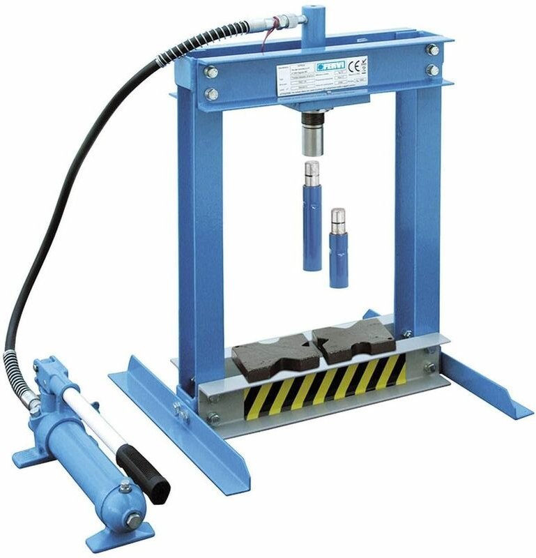 Hydraulikpresse Bank Hydraulische Handpresse Werkstatpresse 47 Ton Fervi P001/04