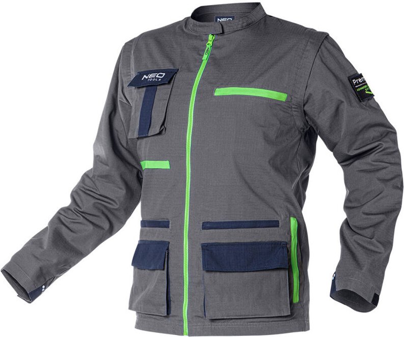 2 in 1 Arbeitsjacke 100% Baumwolle Ripstop XS