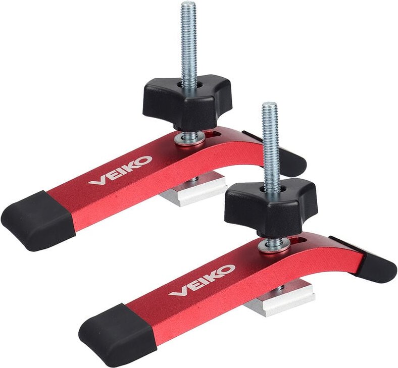 2er-Pack Ratschen-Tischklemmen, Schnellspannklemme 14 x 2,5 cm Fantablau