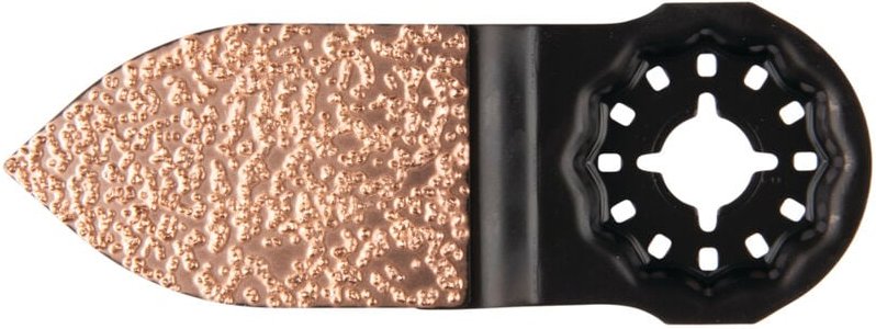 Schleifplatte hm/riff, 32 x 50 mm, K40, TMA076 Starlock • 32 x 50 mm • K40 • hm / riff • TMA076 • Mörtel / Fließenkleber...