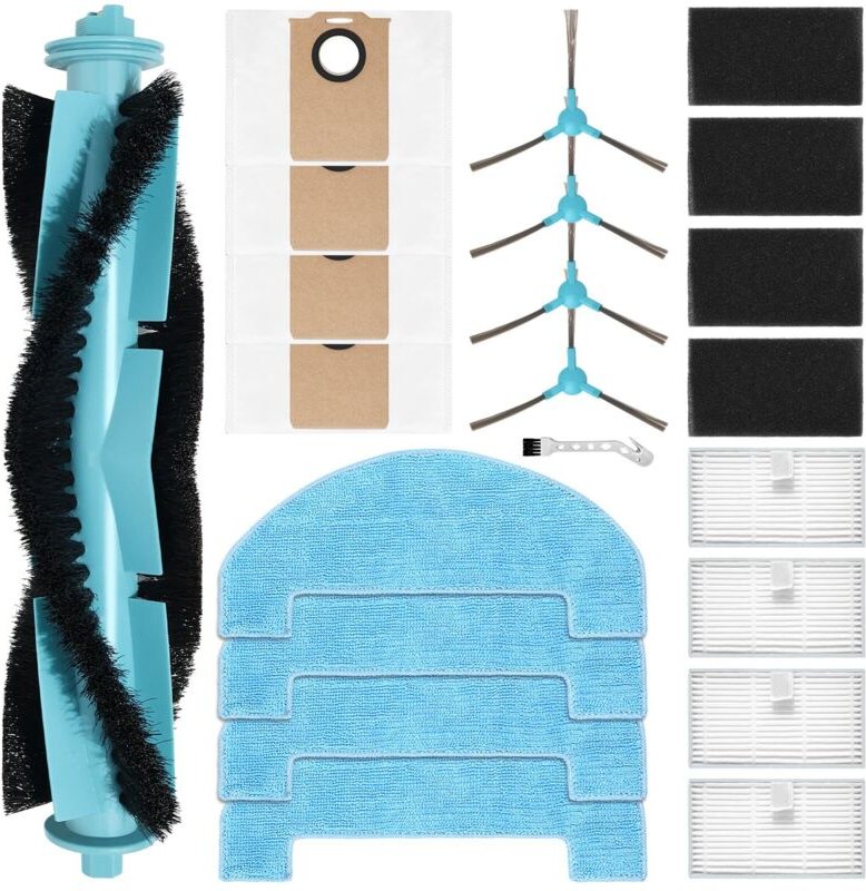 Zubehör für Proscenic Q8 Max/Mova E20 PLUS/MONSGA MS1 Max/Liectroux M70 Pro Staubsauger Ersatzteile