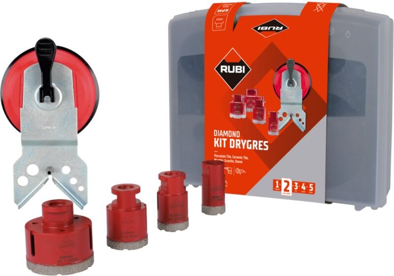 Rubi - Bausatz 6 DYGRES-Bohrmeissel