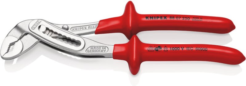 Knipex - 88 07 250 Alligator vde Wasserpumpenzange tauchisol verc. 250 mm