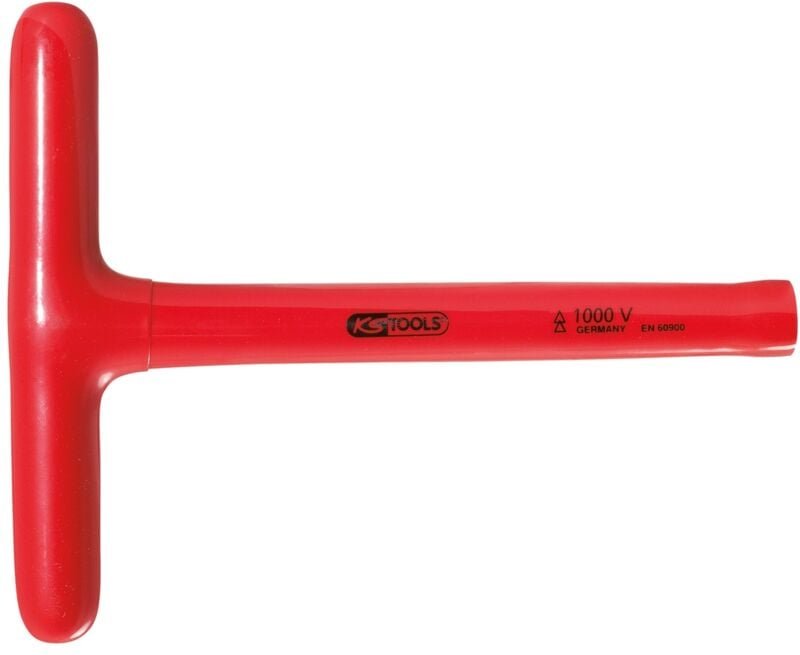 Ks Tools T-Griff-Steckschlüssel mit Schutzisolierung, 22 x 300 mm