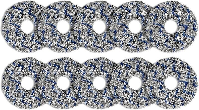 FOREHILL (10 Stück) waschbare Tücher für ECOVACS DEEBOT X5 OMNI/ N30 Pro Omni/ T30 Pro Max/T30 Pro Omni/T30S/ T30S Combo...