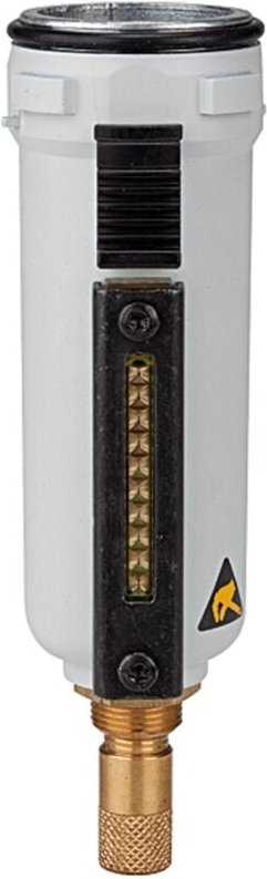 Riegler - Metallbehälter inkl. Sichtrohr, für »futura«, bg 1, Ablass: va