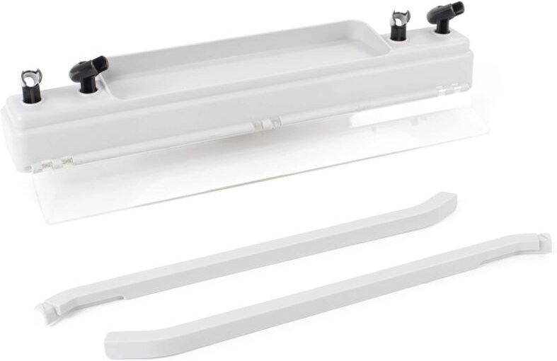 Wiltec - Paint Station für Airbrushabsauganlage, Ablage für Farben, 4 Halterungen für Airbrushpistolen, Aufsatz für Airb...