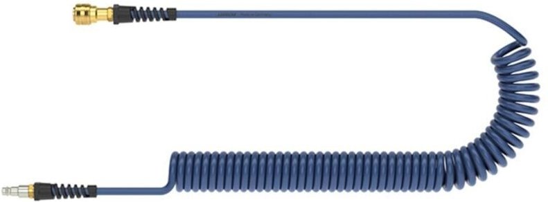 FP - Spiralschlauch pu blau, Kupplung u Stecker NW7,2 8x5mm 6m lüdecke