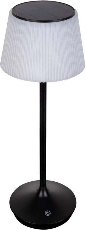 Tischlampe Außenlampe Tischleuchte LED Akkulampe Touchdimmer schwarz H 38 cm